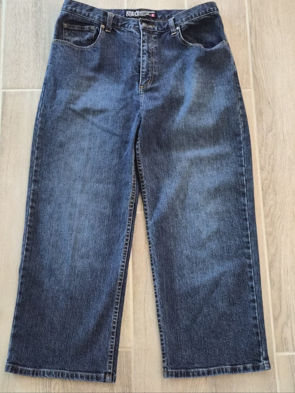 Chico's Denim Blue Jeans Women's Size 1.5 (US 10-12) Dark Wash Cotton Blend